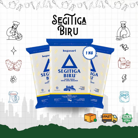 Tepung Terigu Segitiga Biru 1KG